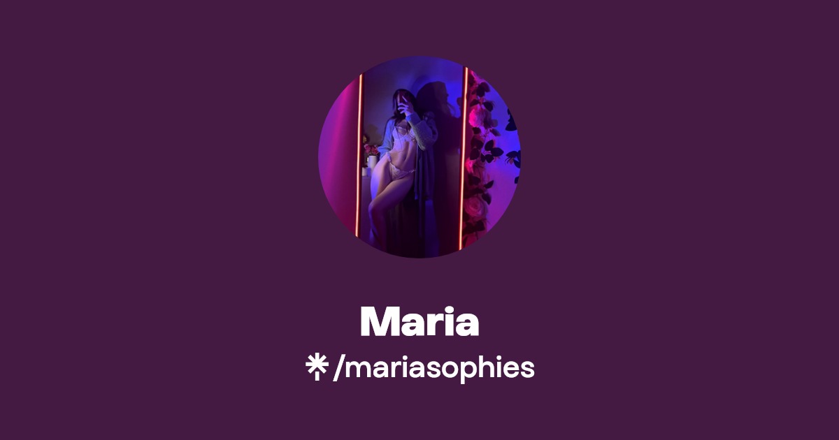 Maria - Find Maria Onlyfans - Linktree
