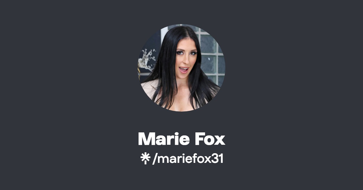 Marie Fox - Find Marie Fox Onlyfans - Linktree