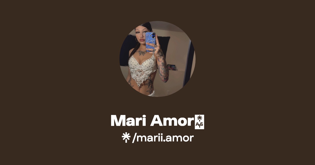 Mari Amor - Find Mari Amor Onlyfans - Linktree