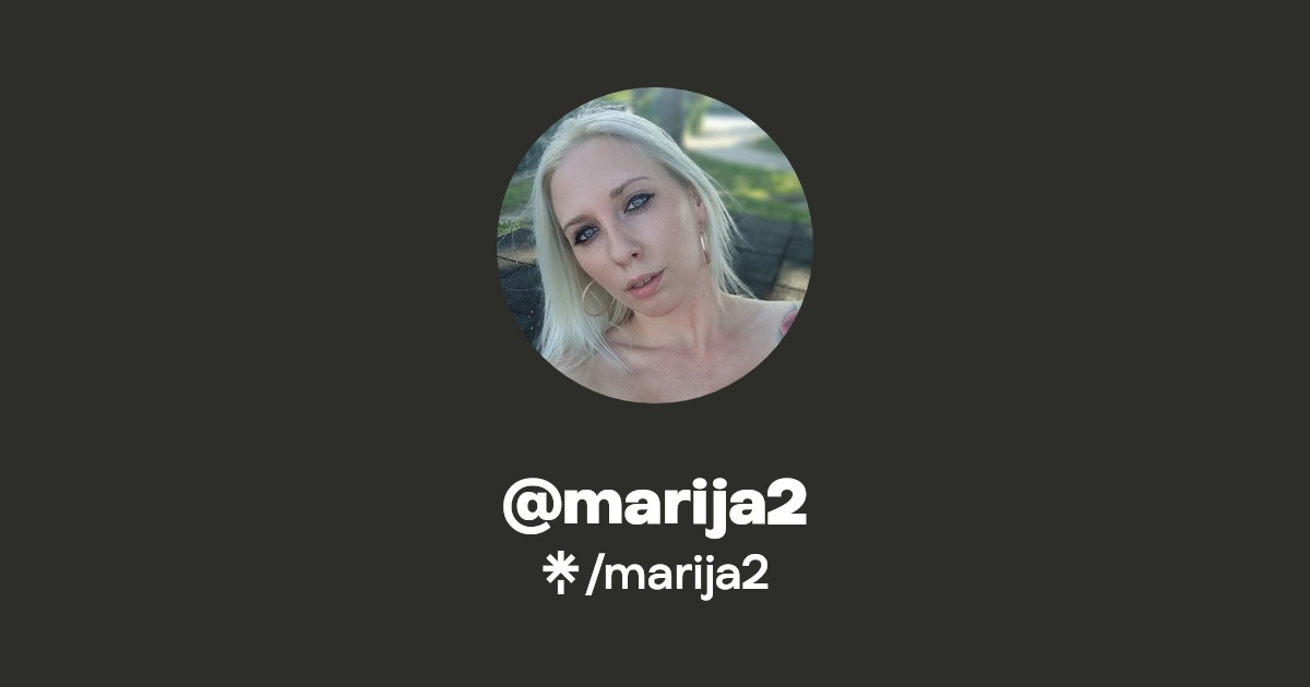 marija2 - Find @marija2 Onlyfans - Linktree