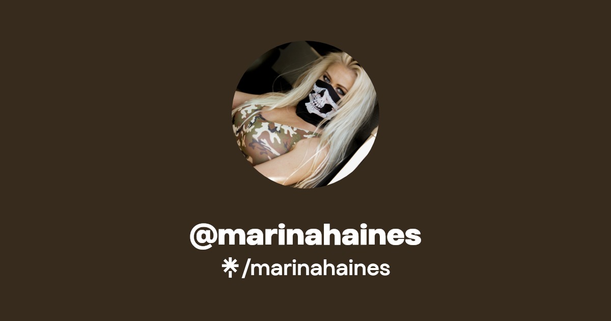 @marinahaines | Linktree
