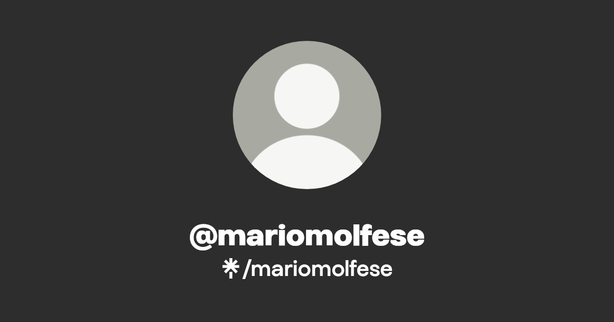 @mariomolfese | Linktree