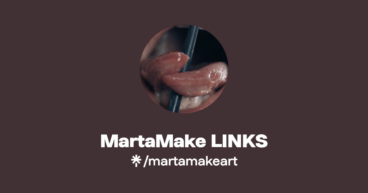 MartaMake LINKS | Linktree