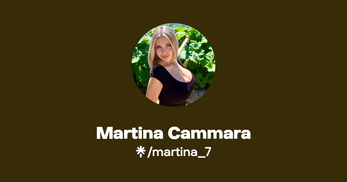 Martina Cammara - Find Martina Cammara Onlyfans - Linktree