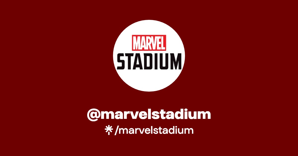 marvelstadium Instagram, Facebook Linktree