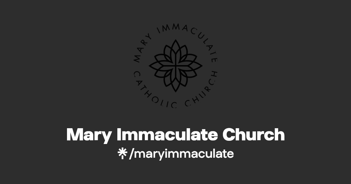 Mary Immaculate Church Instagram, Facebook Linktree