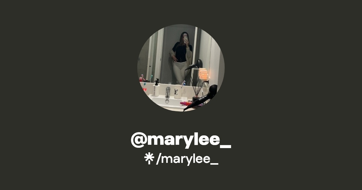 marylee_ | Twitter, Instagram | Linktree