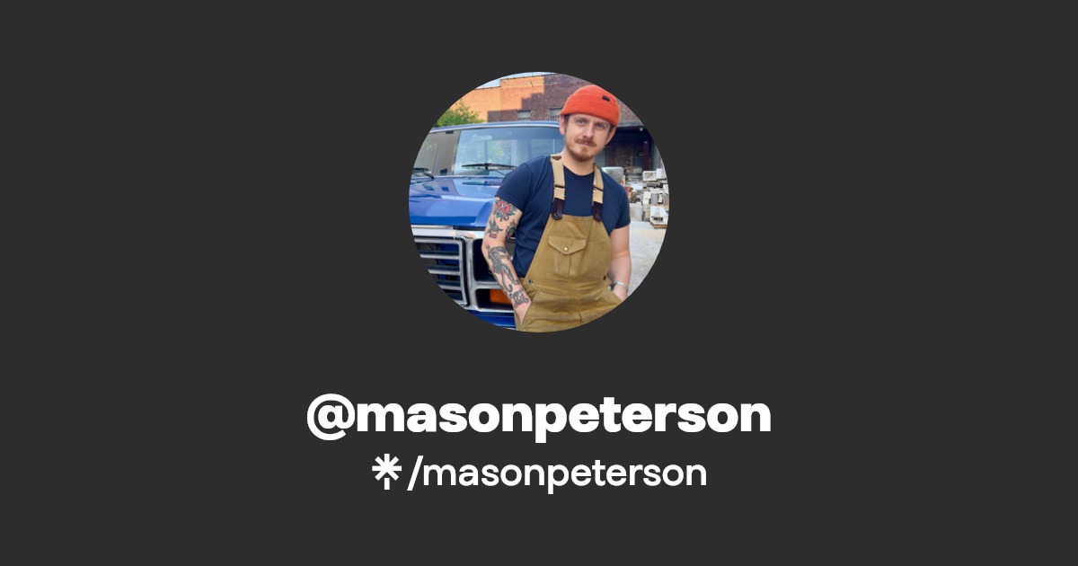 masonpeterson Listen on YouTube, Spotify, Apple Music Linktree