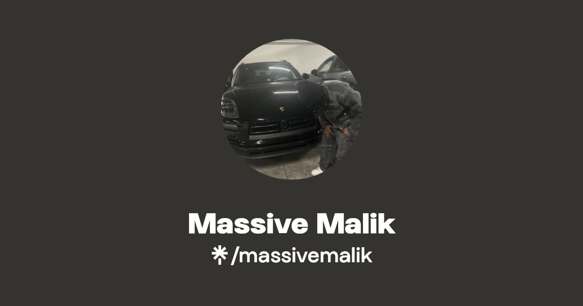 Massive Malik - Find Massive Malik Onlyfans - Linktree