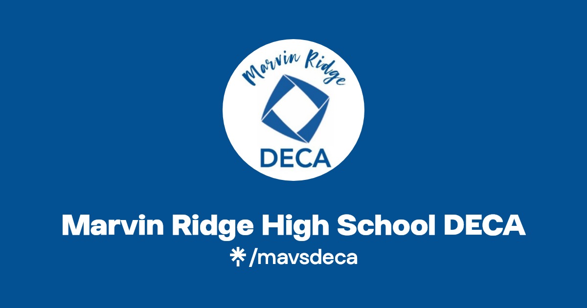Marvin Ridge High School DECA Instagram Linktree