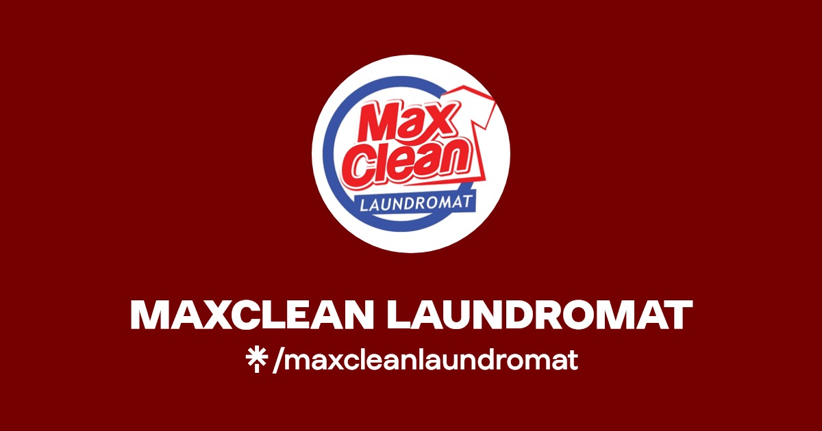 MAXCLEAN LAUNDROMAT Instagram Linktree