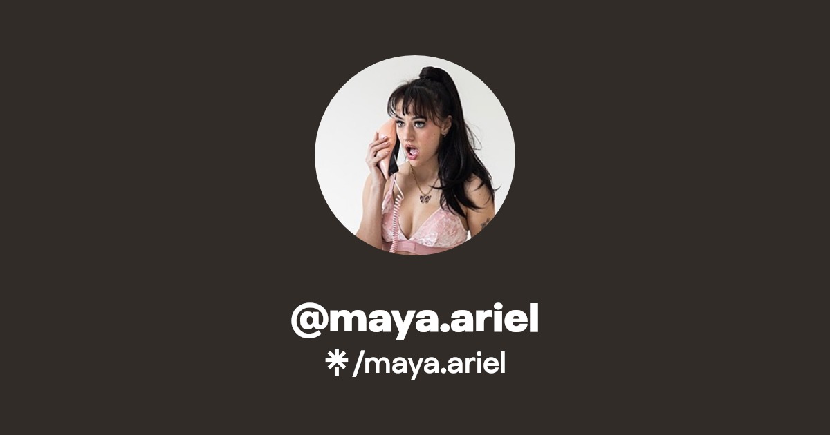 maya.ariel - Find @maya.ariel Onlyfans - Linktree