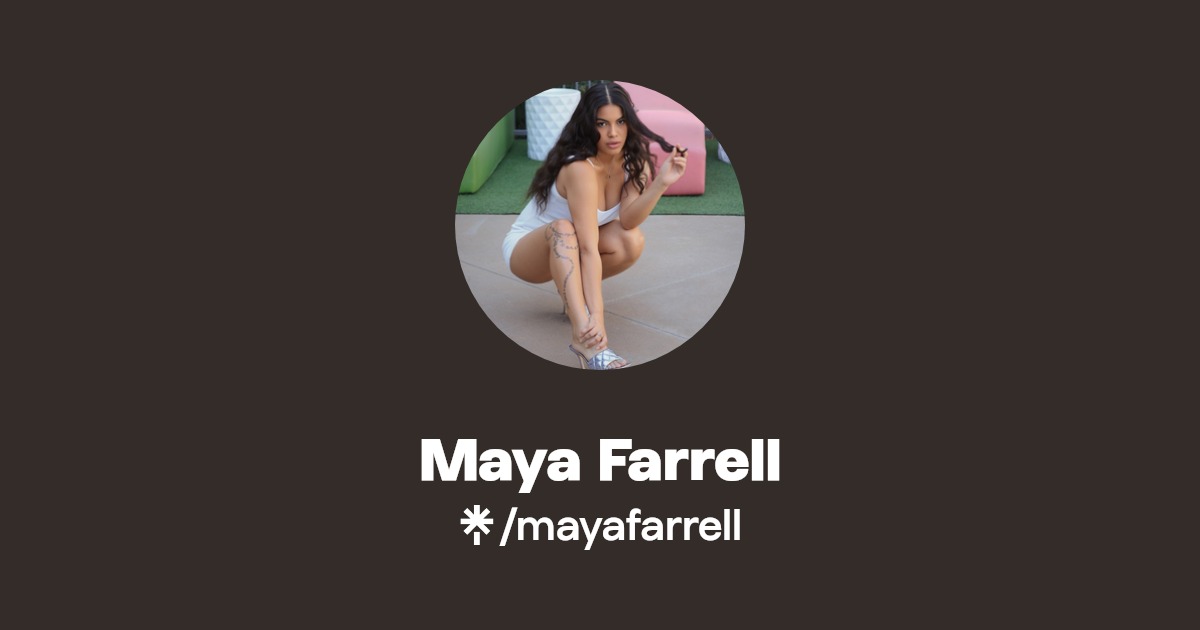 Maya Farrell - Find Maya Farrell Onlyfans - Linktree