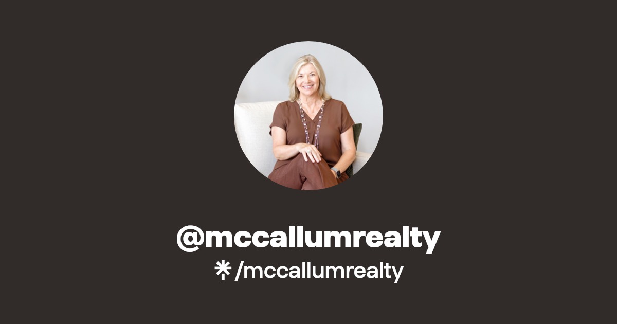 mccallumrealty Instagram, Facebook Linktree