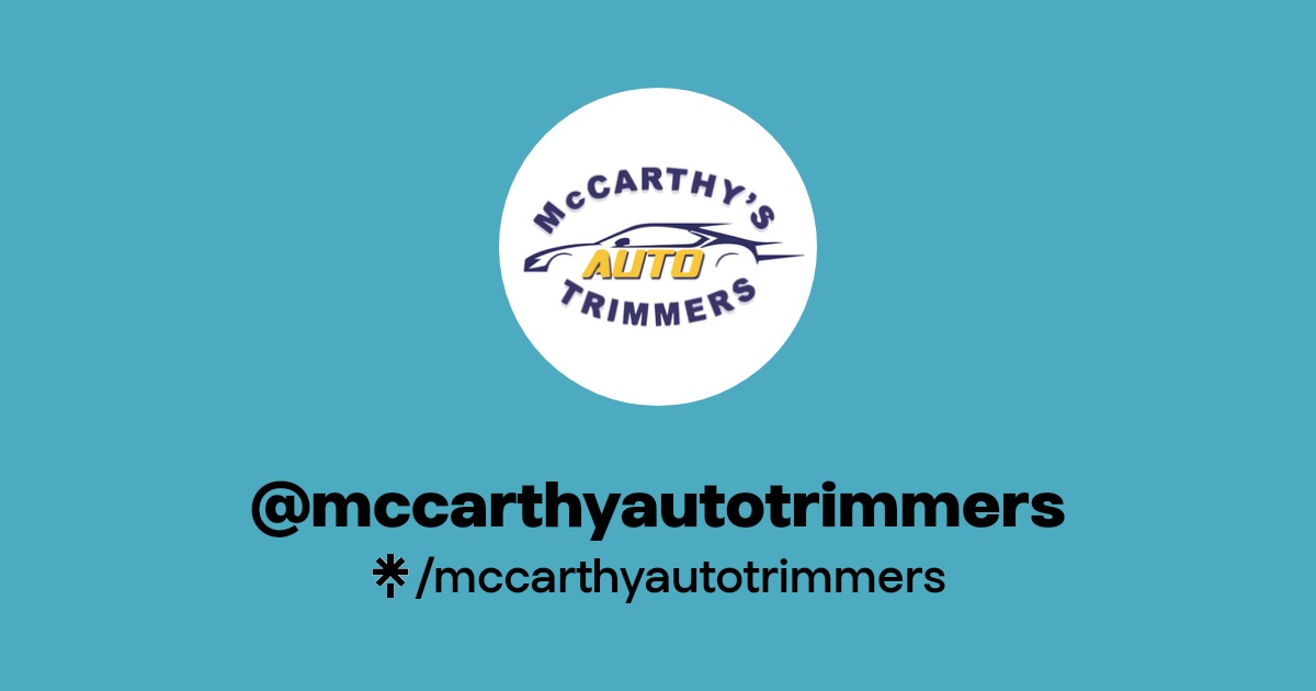 MCCARTHY'S AUTO TRIMMERS Instagram, Facebook Linktree