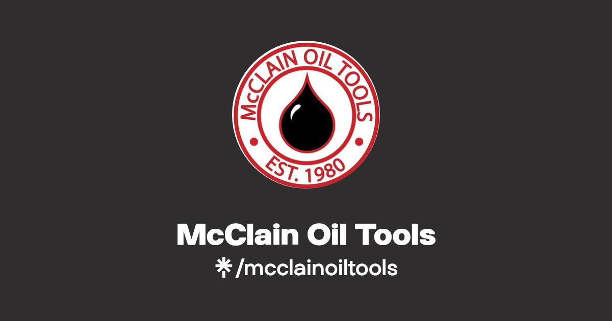 McClain Oil Tools Instagram, Facebook Linktree