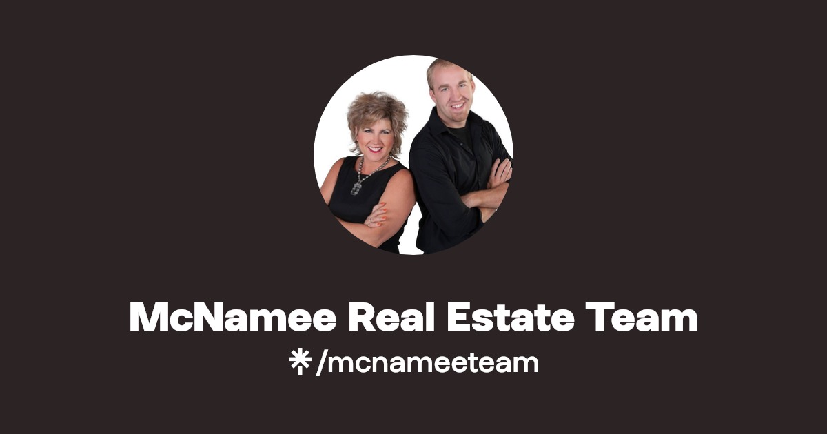 McNamee Real Estate Team Instagram, Facebook Linktree