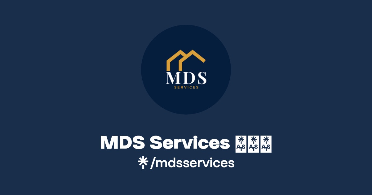 MDS Services 👷🏽‍♂️ | Instagram, Facebook | Linktree