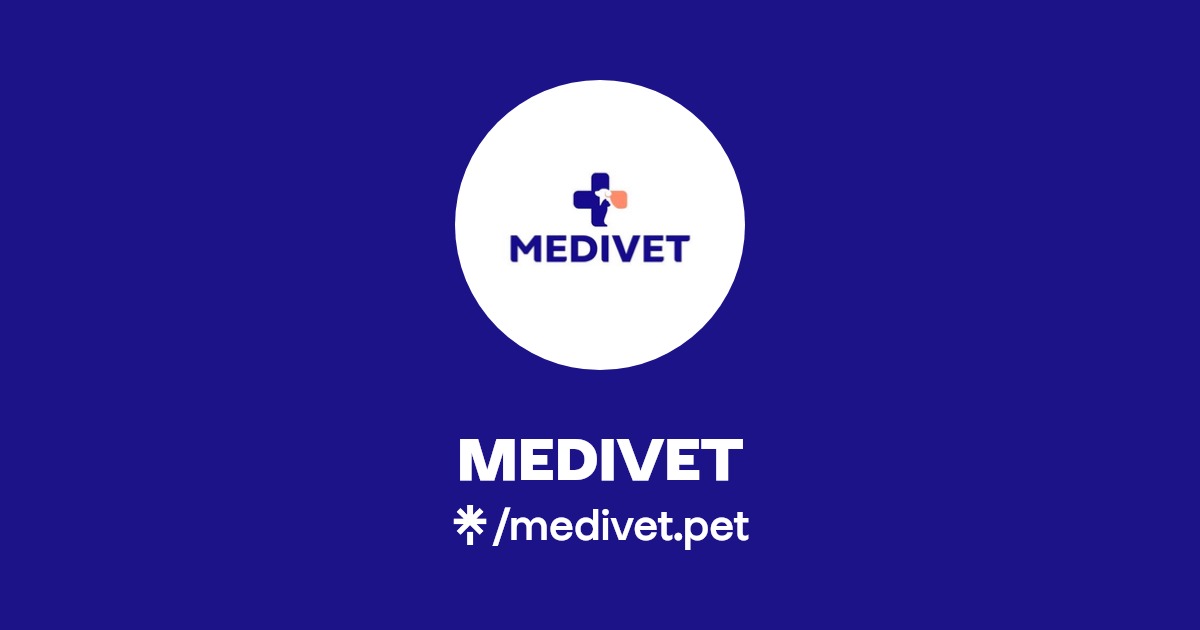 MEDIVET Instagram, Facebook, TikTok Linktree