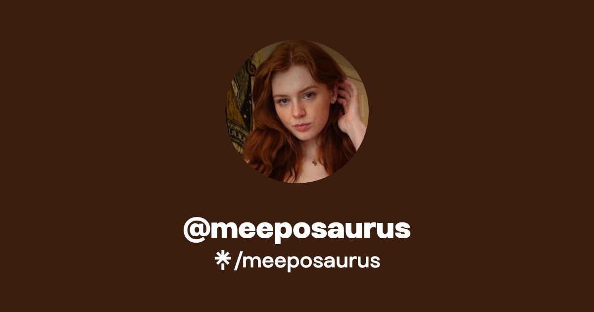 meeposaurus - Find @meeposaurus Onlyfans - Linktree