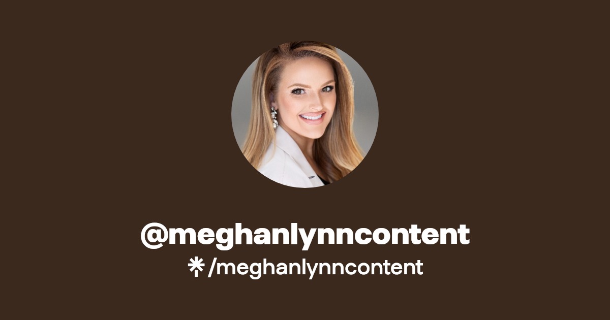 meghanlynncontent | Instagram, Facebook, TikTok | Linktree