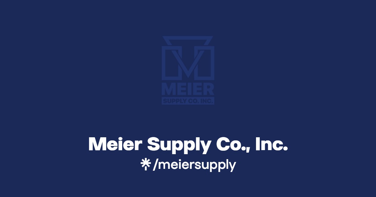 Meier Supply Co., Inc. Instagram, Facebook Linktree