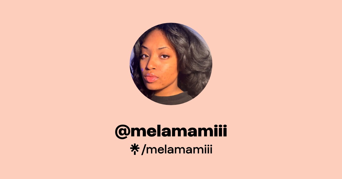 melamamiii | Instagram, Twitch | Linktree
