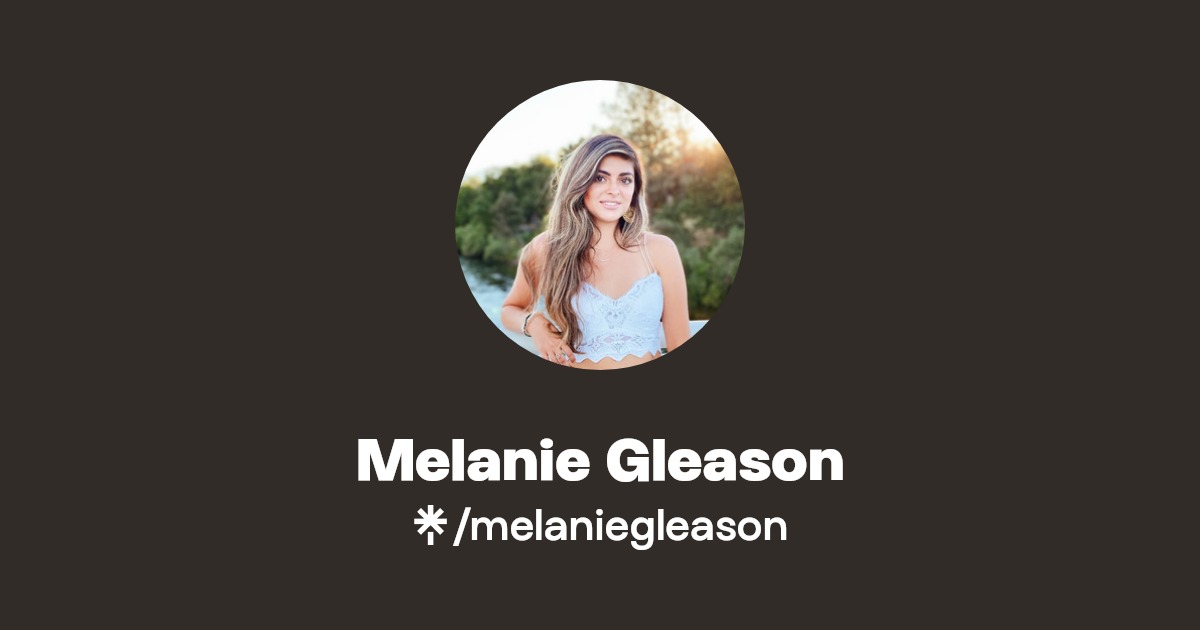 Melanie Gleason Linktree
