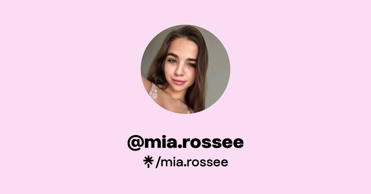 mia.rossee - Find @mia.rossee Onlyfans - Linktree