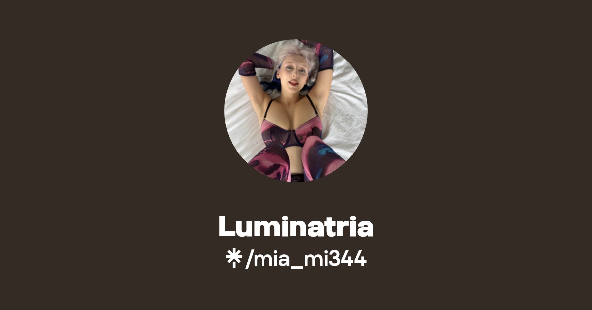 Luminatria - Find Luminatria Onlyfans - Linktree