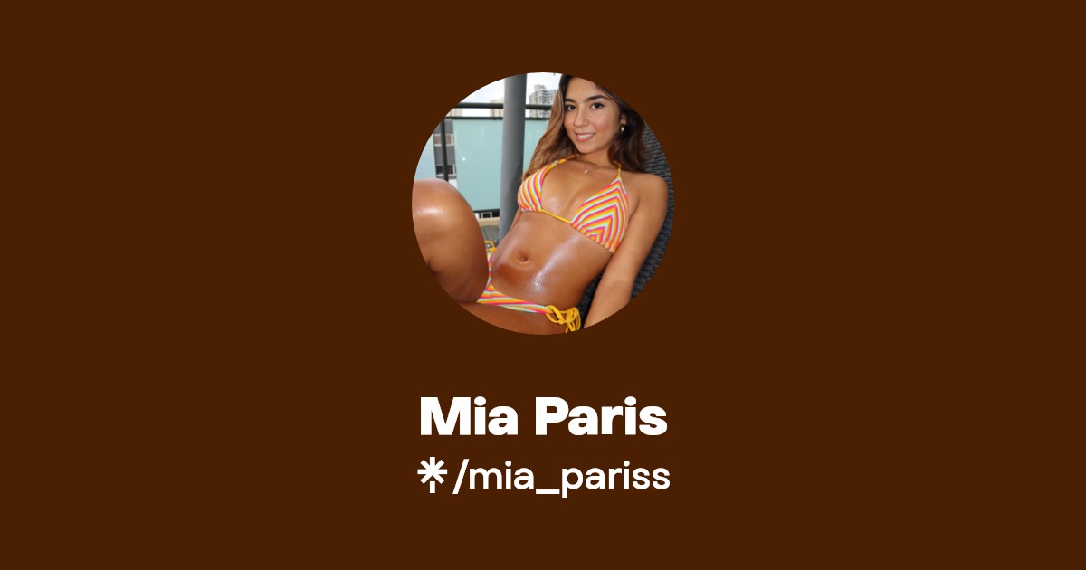 Mia Paris | Instagram, TikTok | Linktree