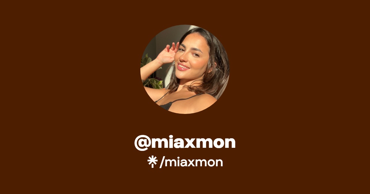 miaxmon | Twitter, Twitch | Linktree