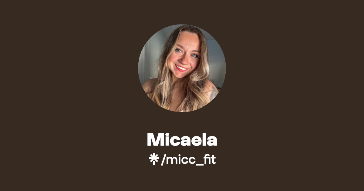 Micaela | Instagram | Linktree