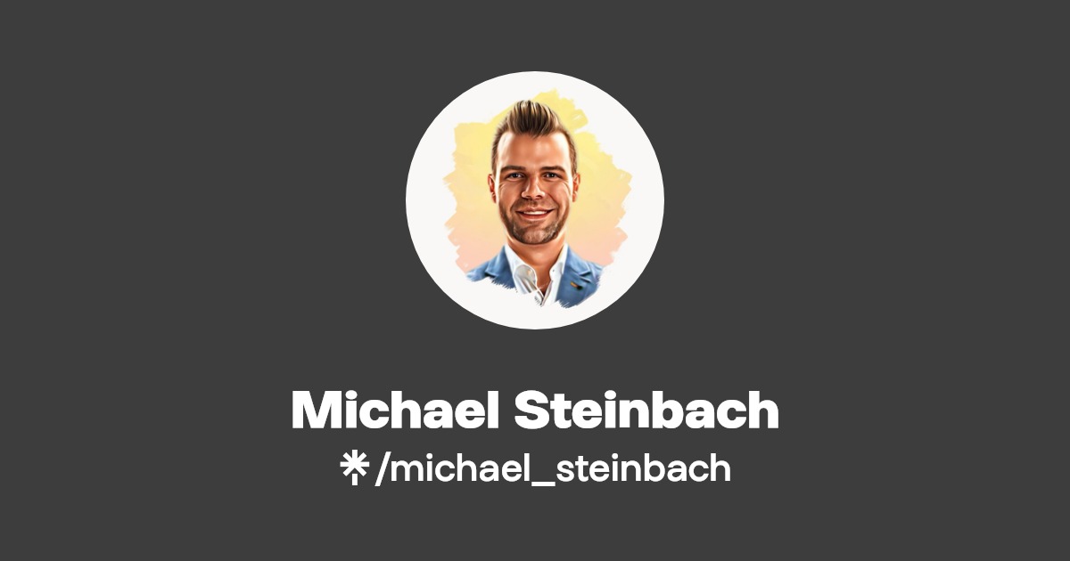 Michael Steinbach Instagram Linktree