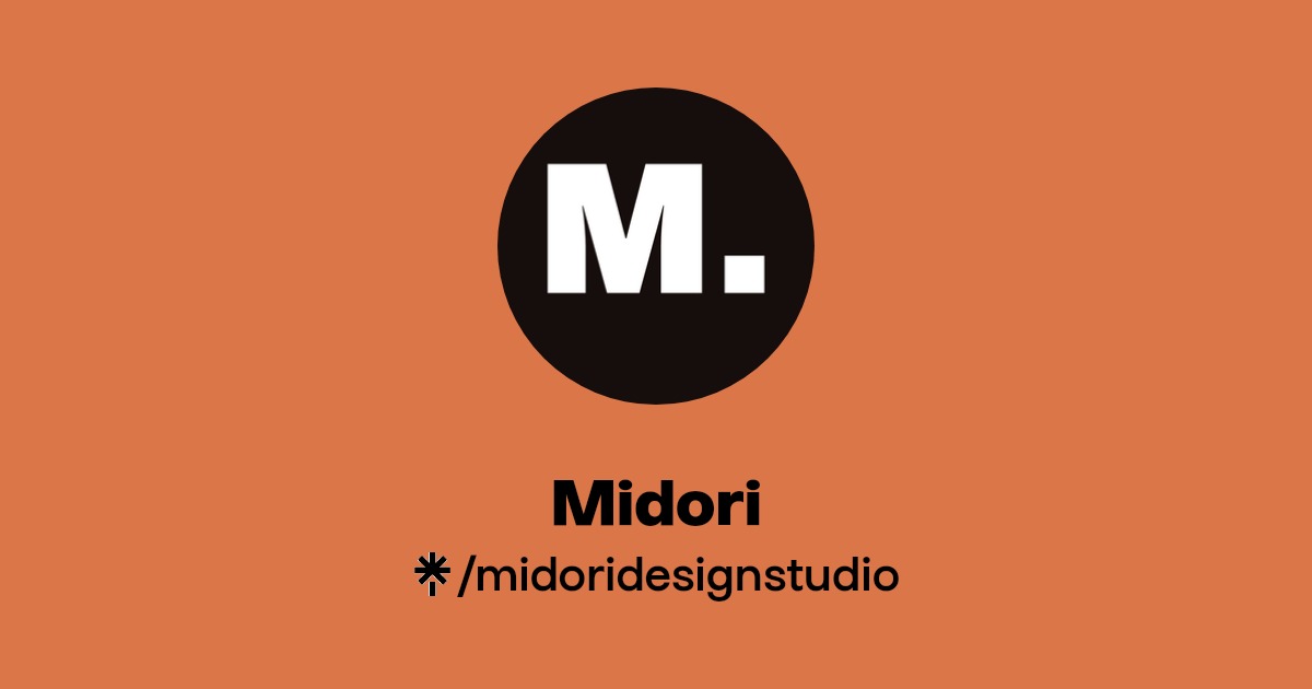 Midori design studio Linktree