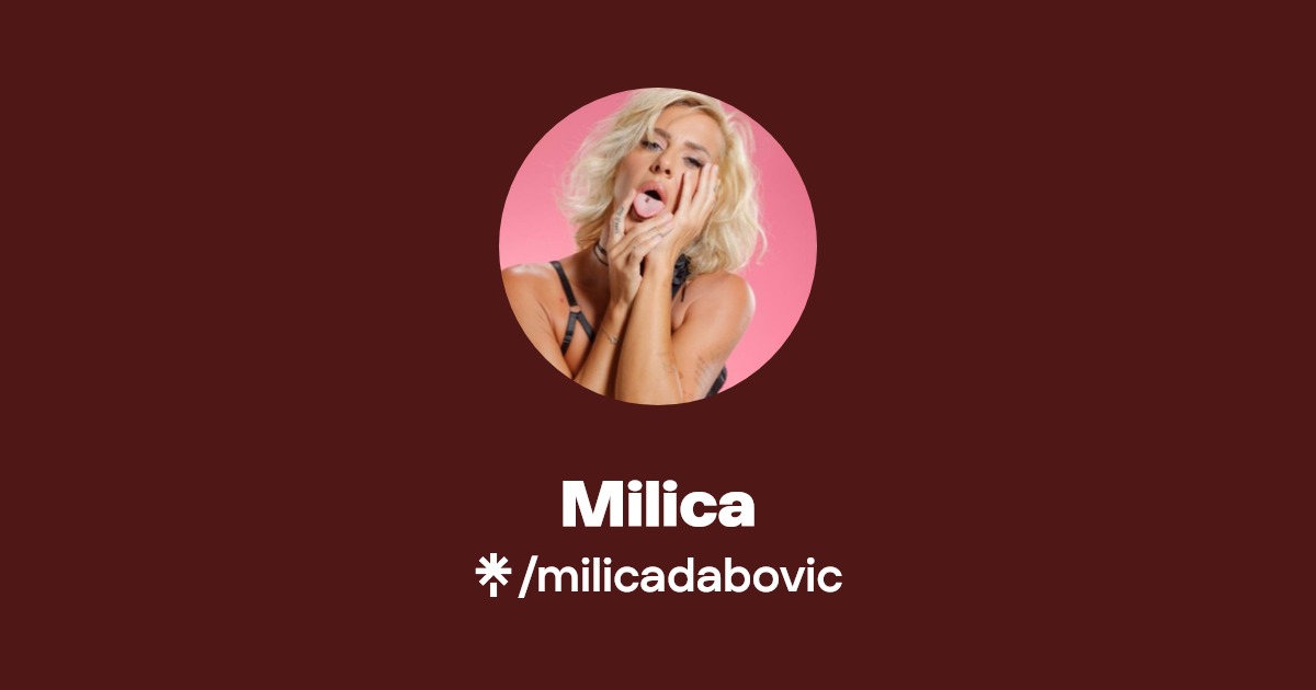 Milica - Find Milica Onlyfans - Linktree