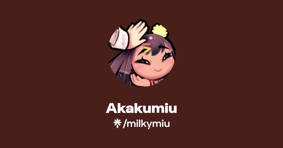 Akakumiu | Twitter, Instagram, Twitch | Linktree