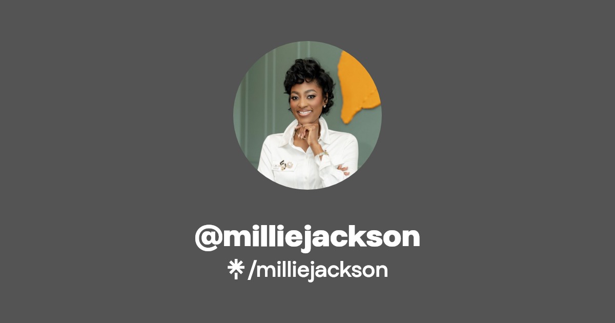 milliejackson TikTok Linktree