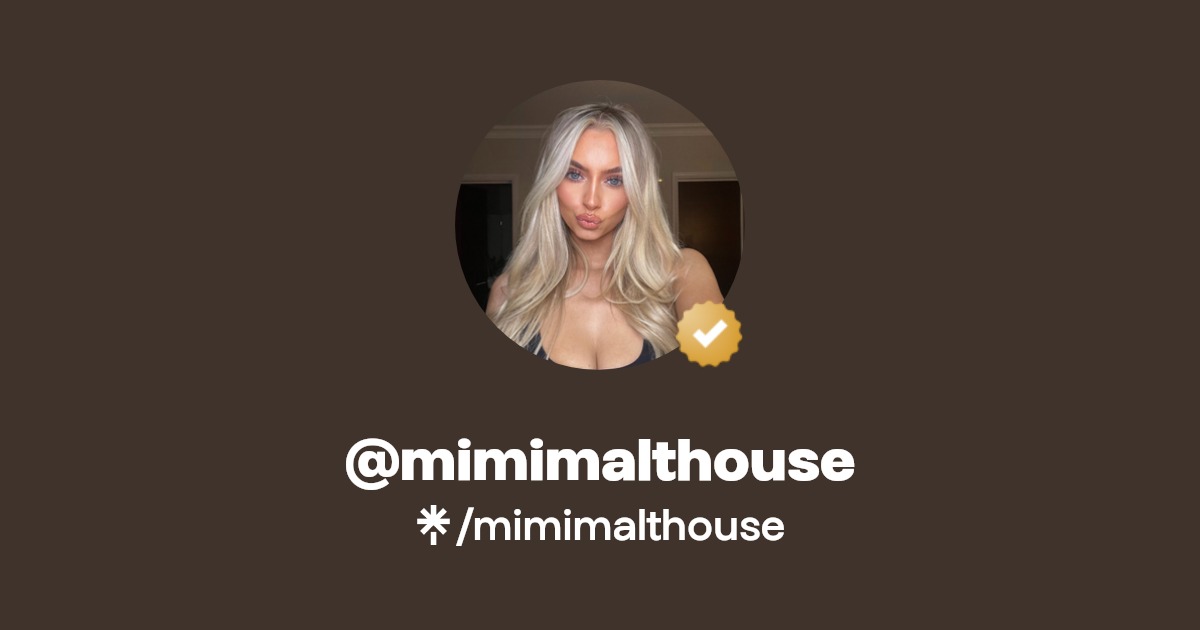 mimimalthouse | Instagram, TikTok | Linktree