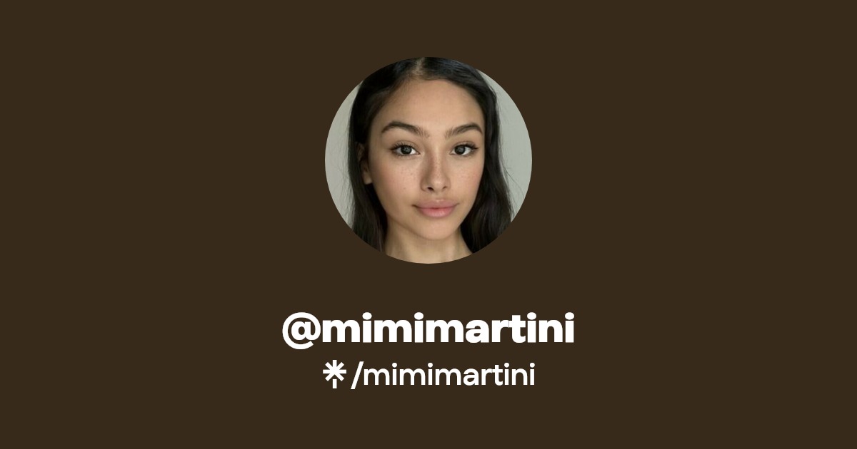 mimimartini - Find @mimimartini Onlyfans - Linktree