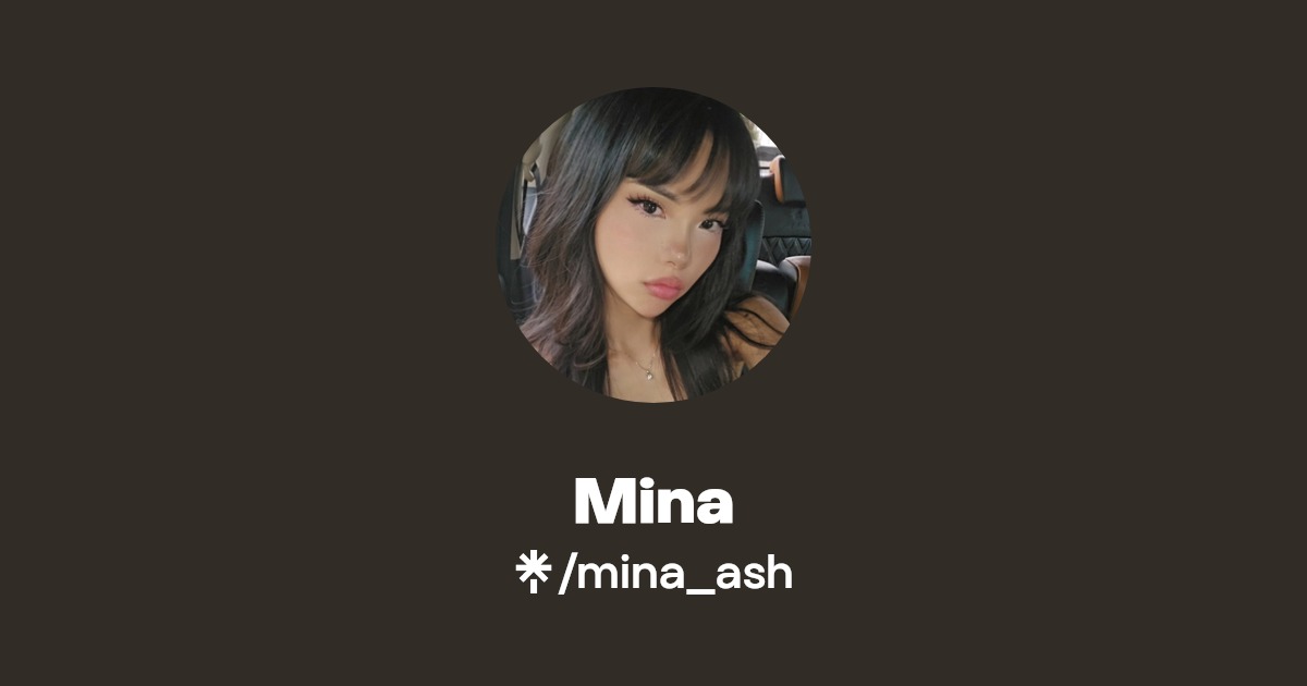 Mina - Find Mina Onlyfans - Linktree