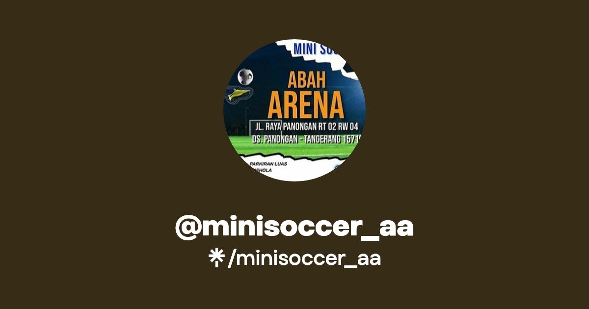 minisoccer_aa's link in bio Linktree