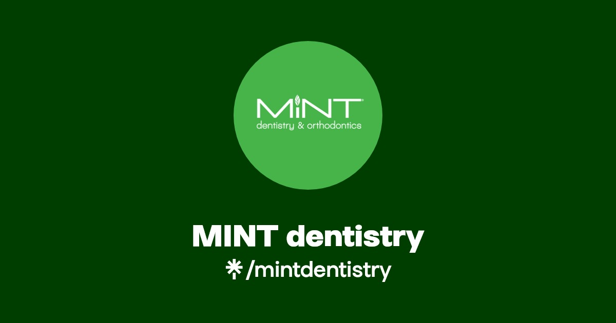MINT dentistry Instagram, Facebook, TikTok Linktree