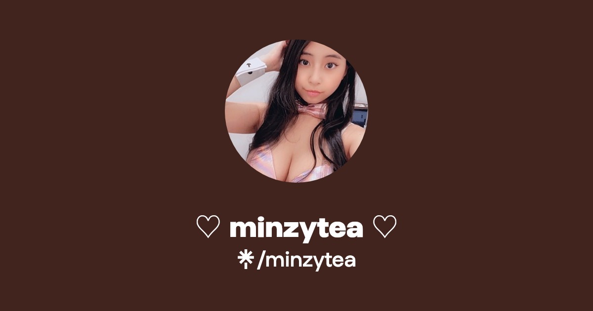 minzytea ♡ | TikTok, Twitch | Linktree