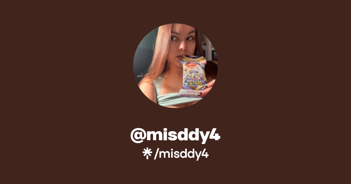 misddy4 | Instagram, TikTok, Twitch | Linktree