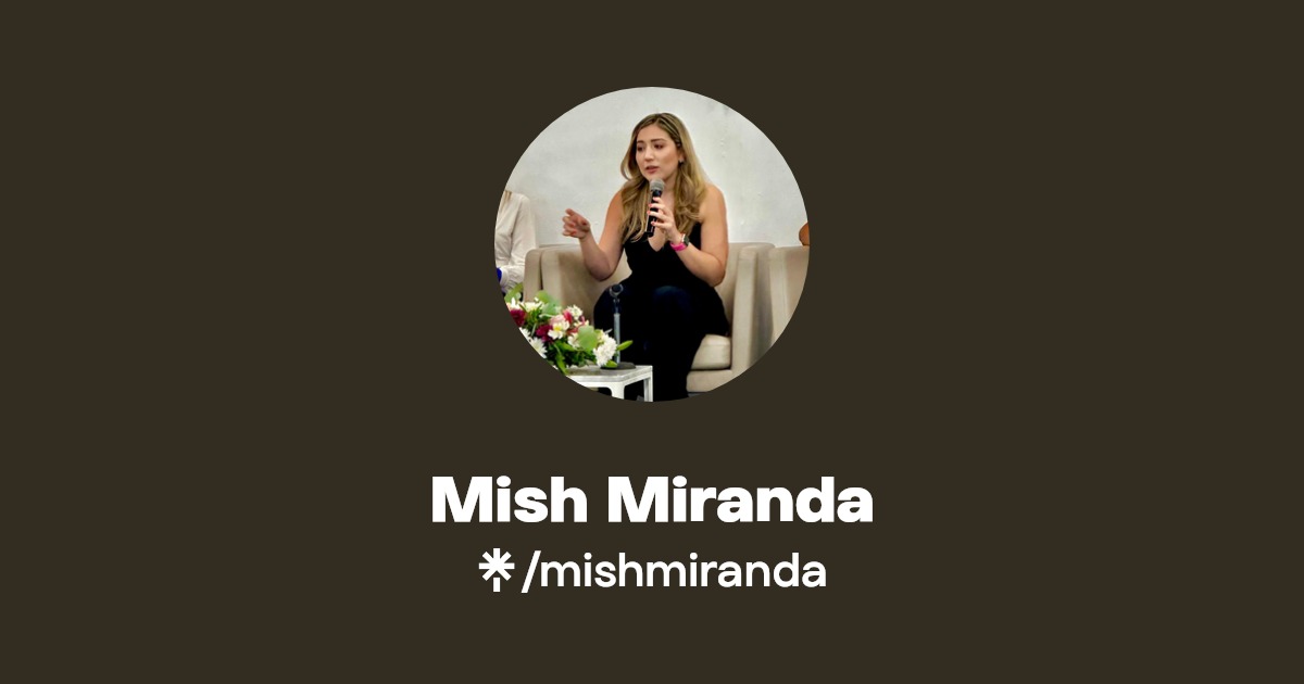 Mish Miranda Facebook, TikTok Linktree