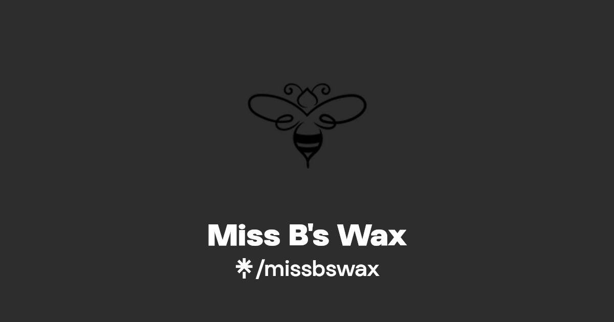 Miss B's Wax Instagram, Facebook, TikTok Linktree