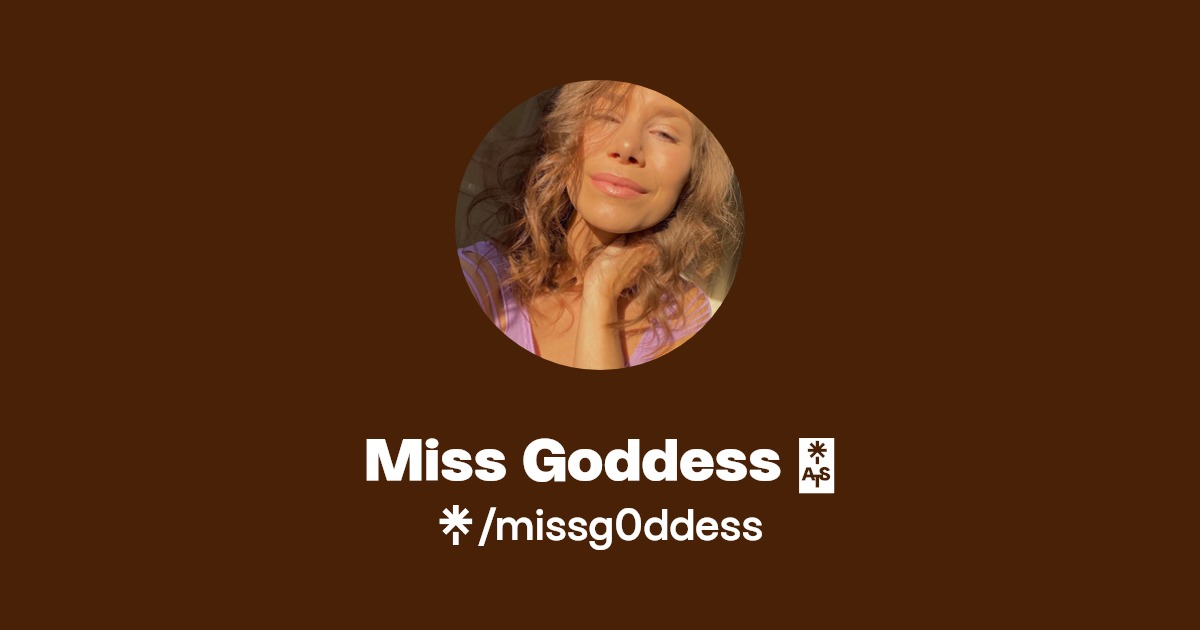 Miss Goddess 👑 - Find Miss Goddess 👑 Onlyfans - Linktree