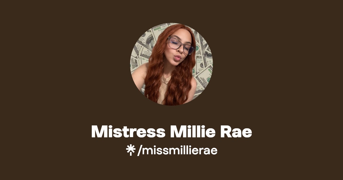 Mistress Millie Rae - Find Mistress Millie Rae Onlyfans - Linktree