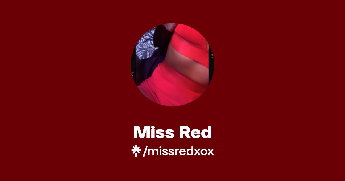 Miss Red - Find Miss Red Onlyfans - Linktree